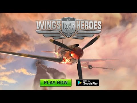 Wings of Heroes Plane Games Mod APK Infinite Mod Menu 2.1.6 Screenshot