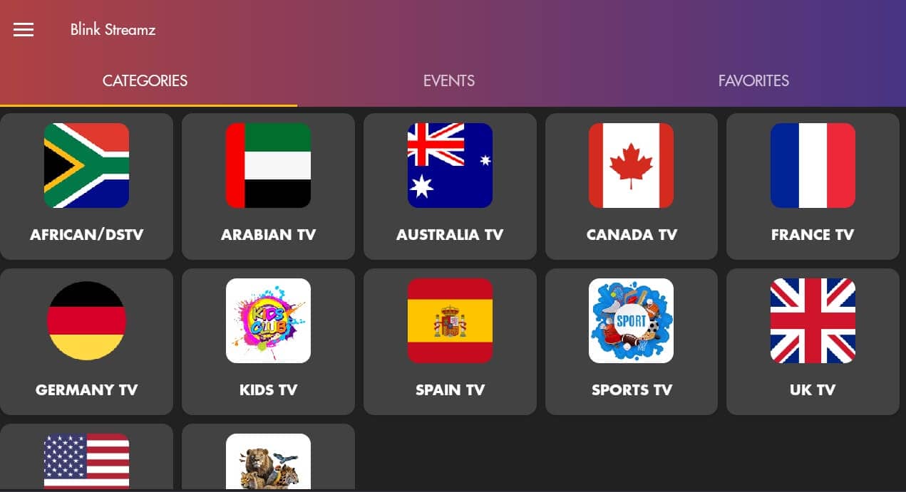 Screenshot 1 for Blink Streamz APK High Quality Live Sports Streaming