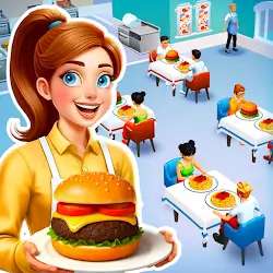Suzy’s Food Restaurant Game Mod APK Unlimited 23.0.0 icon