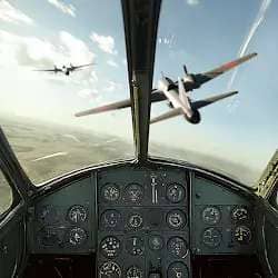 Wings of Heroes Plane Games Mod APK Infinite Mod Menu 2.1.6 icon