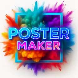 Poster Maker Flyer Maker Mod APK Paid for free Free purchase 10.3.7 icon