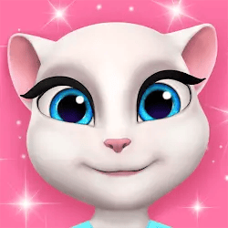 My Talking Angela MOD APK Unlimited Money 26.1.0.8119 icon